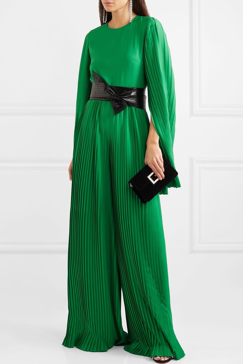 SemSem Pleated Crepe Jumpsuit