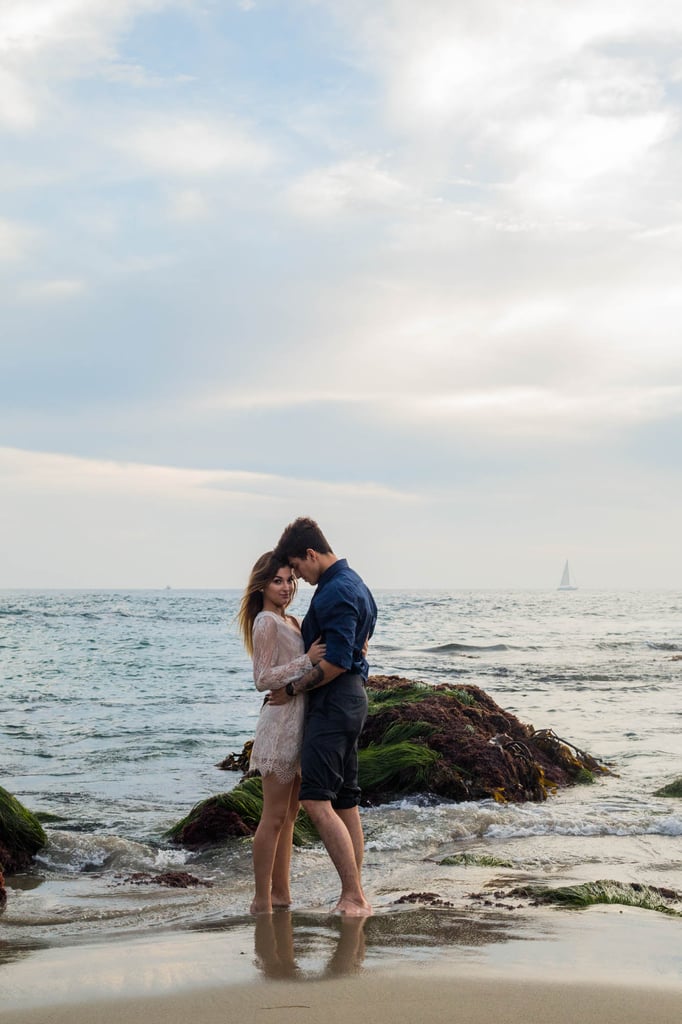 This Couple Totally Reminds Us of a Modern Ariel and Eric in Their Beach Engagement Shoot This Couple Totally Reminds Us of a Modern Ariel and Eric in Their Beach Engagement Shoot