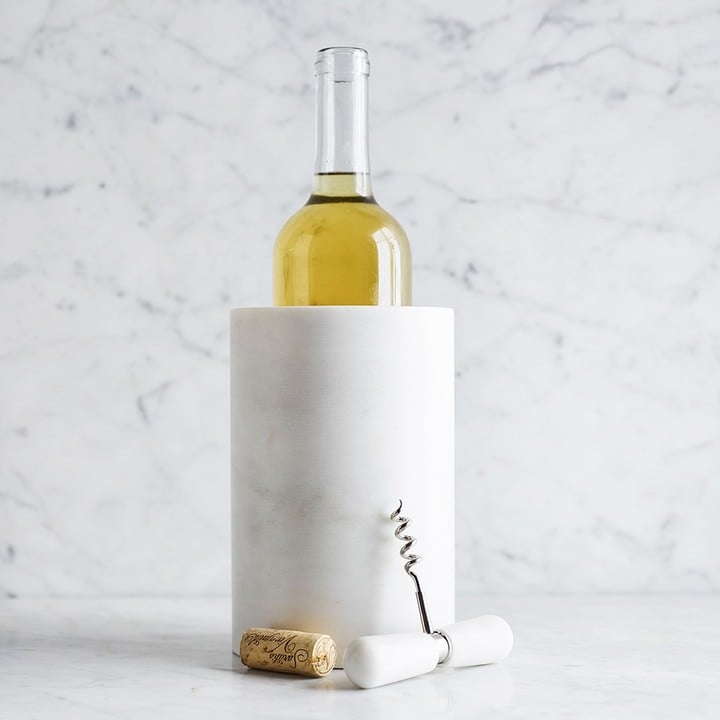 Williams Sonoma Marble Wine Chiller Cheap Fall Decor POPSUGAR Home