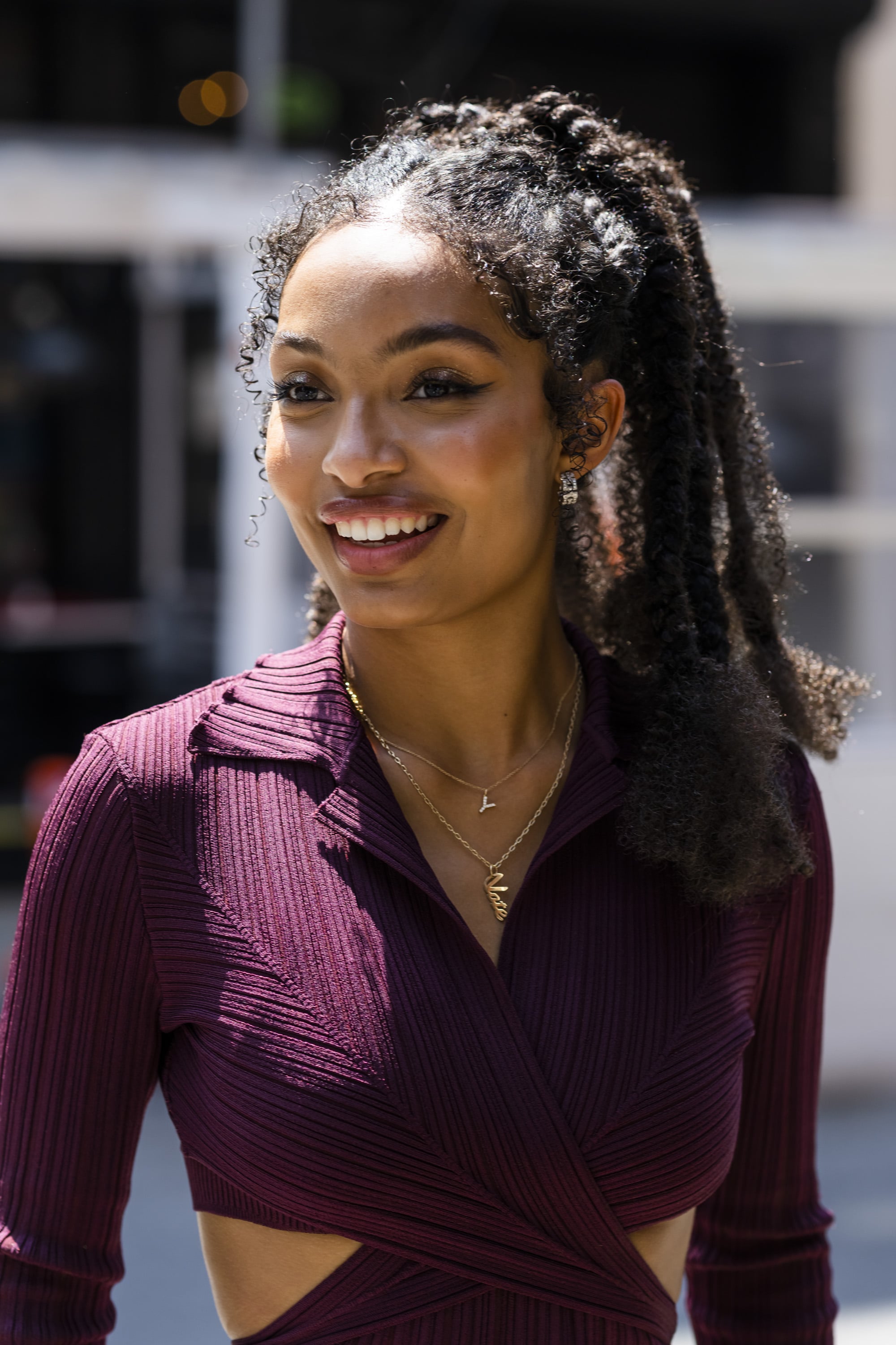 NEW YORK, NEW YORK - JULY 20: Yara Shahidi is seen in SoHo on July 20, 2022 in New York City. (Photo by Gotham/GC Images)