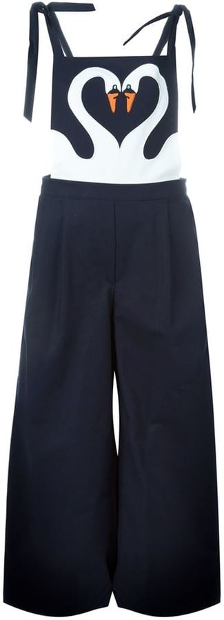 Vivetta Embroidered Swan Jumpsuit ($484)