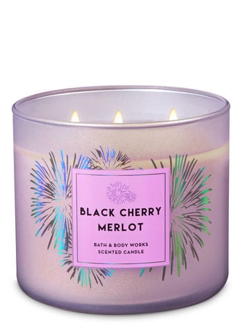 Bath & Body Works Black Cherry Merlot 3-Wick Candle