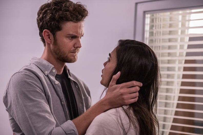 Jack Quaid and Melissa Barrera in Scream