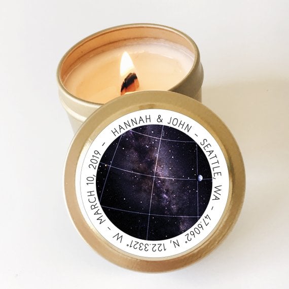 Night Sky Wedding Favors Celestial Wedding Theme Popsugar Love And Sex Photo 27 