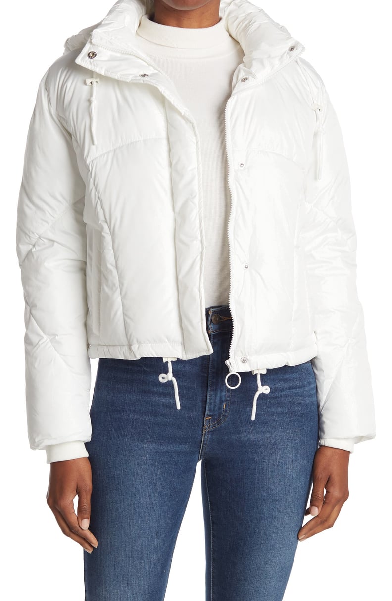 A Cropped Puffer: Sebby Short Puffer Jacket