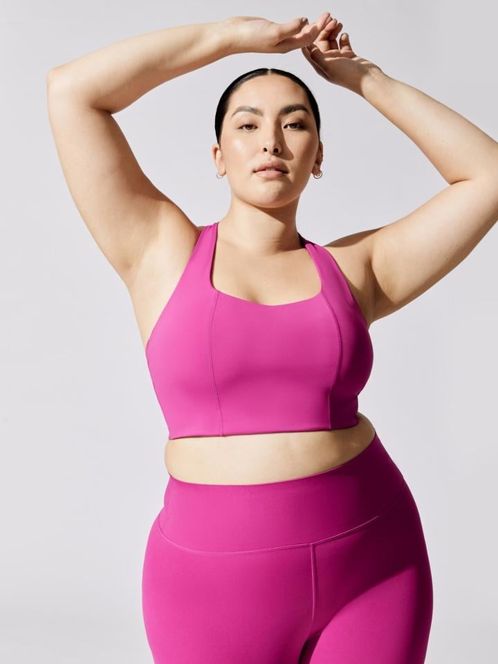Carbon38: T Back Bra In Diamond Compression, I'm a Yoga Teacher With a 42G  Bust — These Are My Go-To Low-Impact Sports Bras