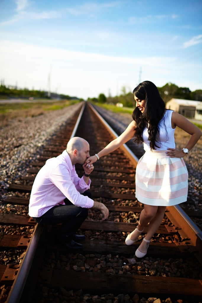 Airplane Engagement Photos