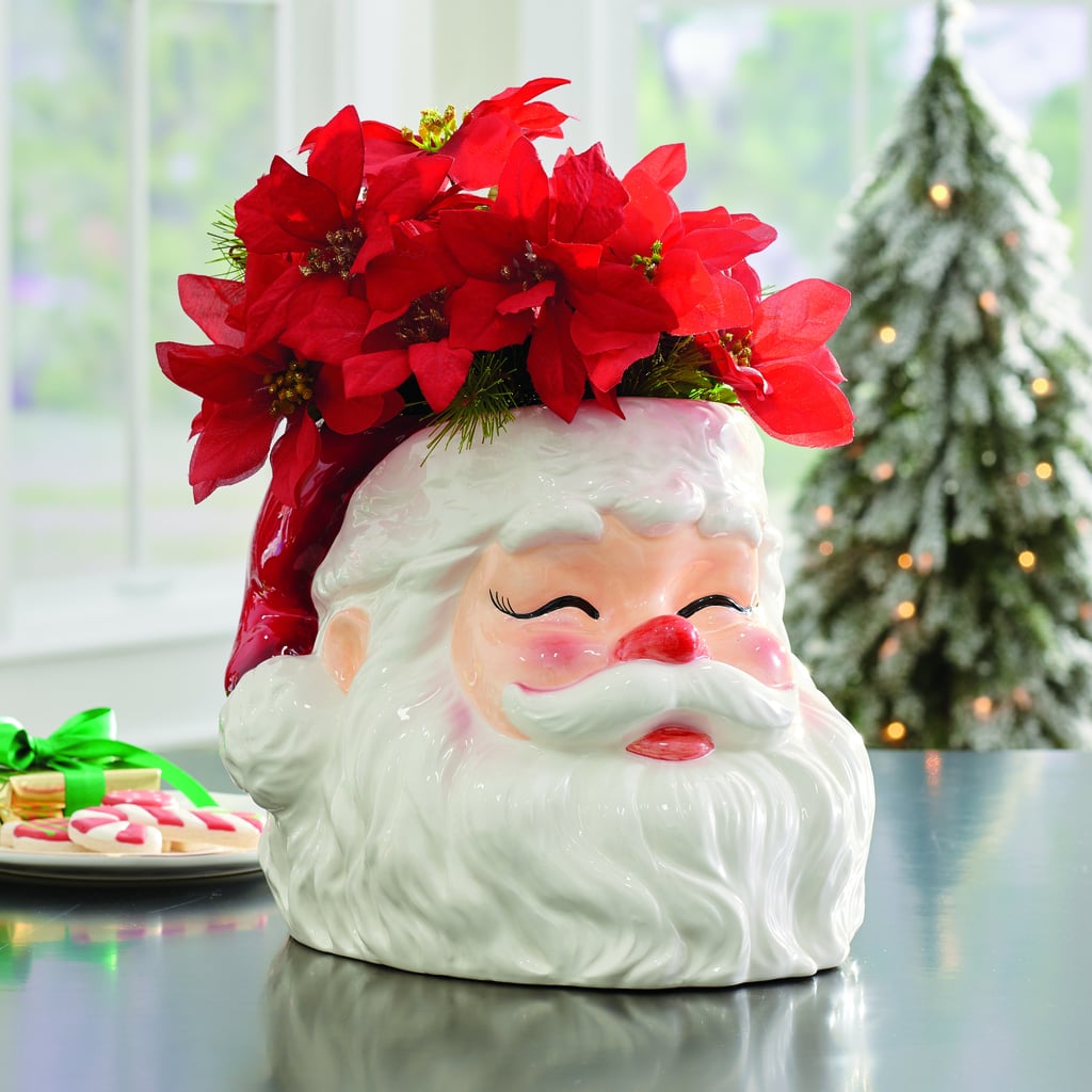 Santa Head Planter