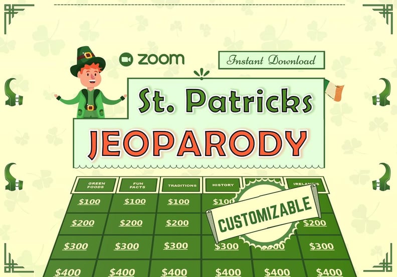 St. Patrick's Day Jeopardy