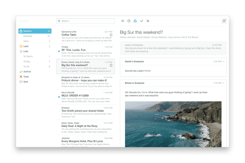 Mailbox for Mac Desktop Beta