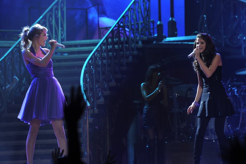November 2011: Selena Gomez and Taylor Swift Perform "Who Says" Together
