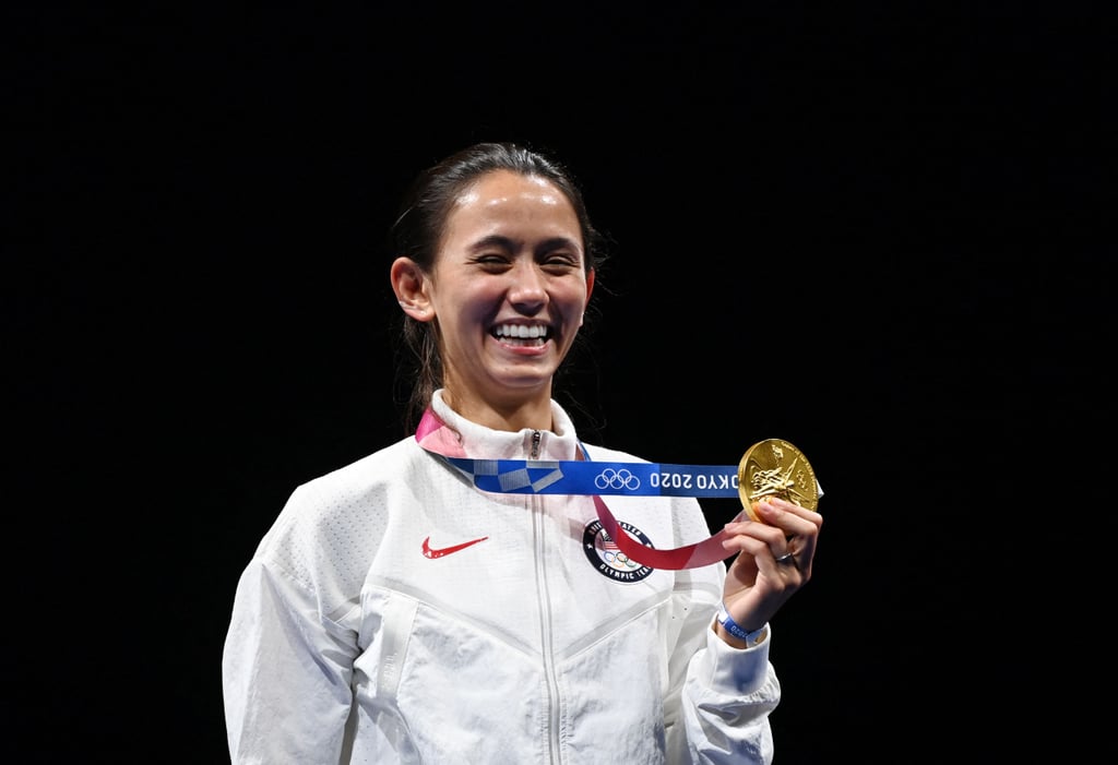 See Lee Kiefer Make History With Olympic Gold Fencing Win