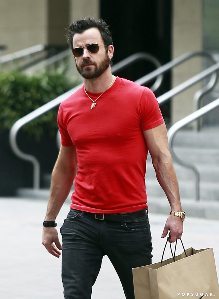 Justin Theroux Out in LA April 2016