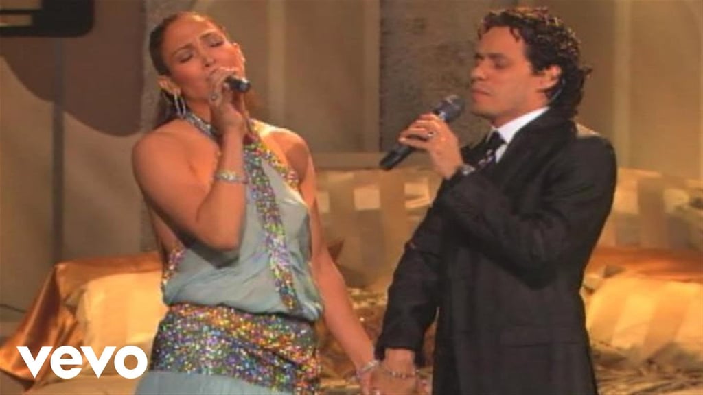 Performing "Escapémonos" With Marc Anthony at the 2010 Grammy Awards