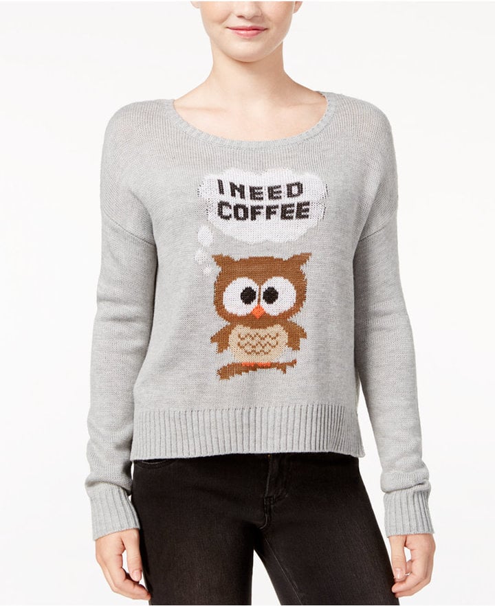 Owl Graphic Sweater