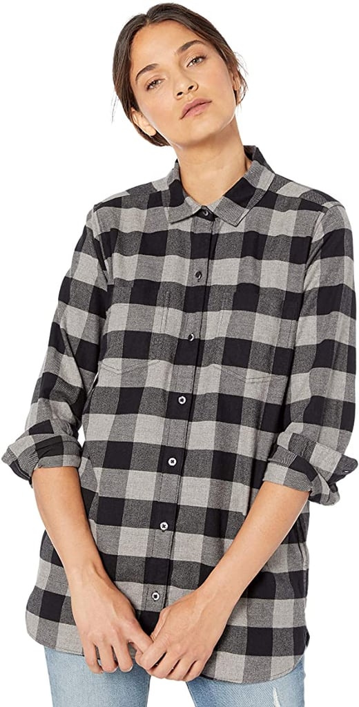 Goodthreads Women's Heavyweight Flannel Two-Pocket Relaxed Shirt