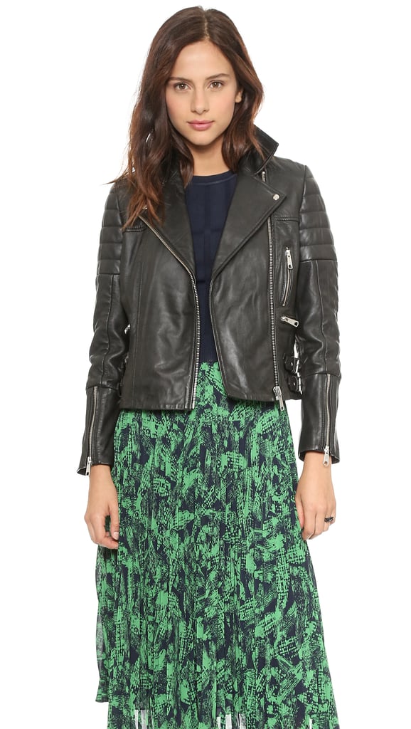 Whistles Dylan Leather Biker Jacket