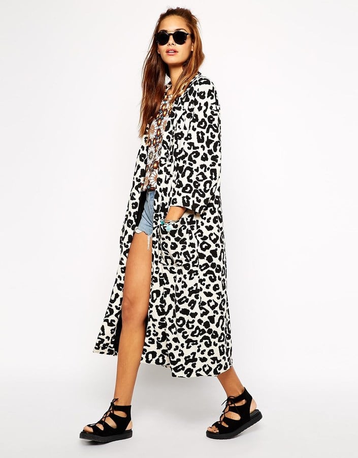 Native Rose Rodeo Print Knit Duster Coat ($135)