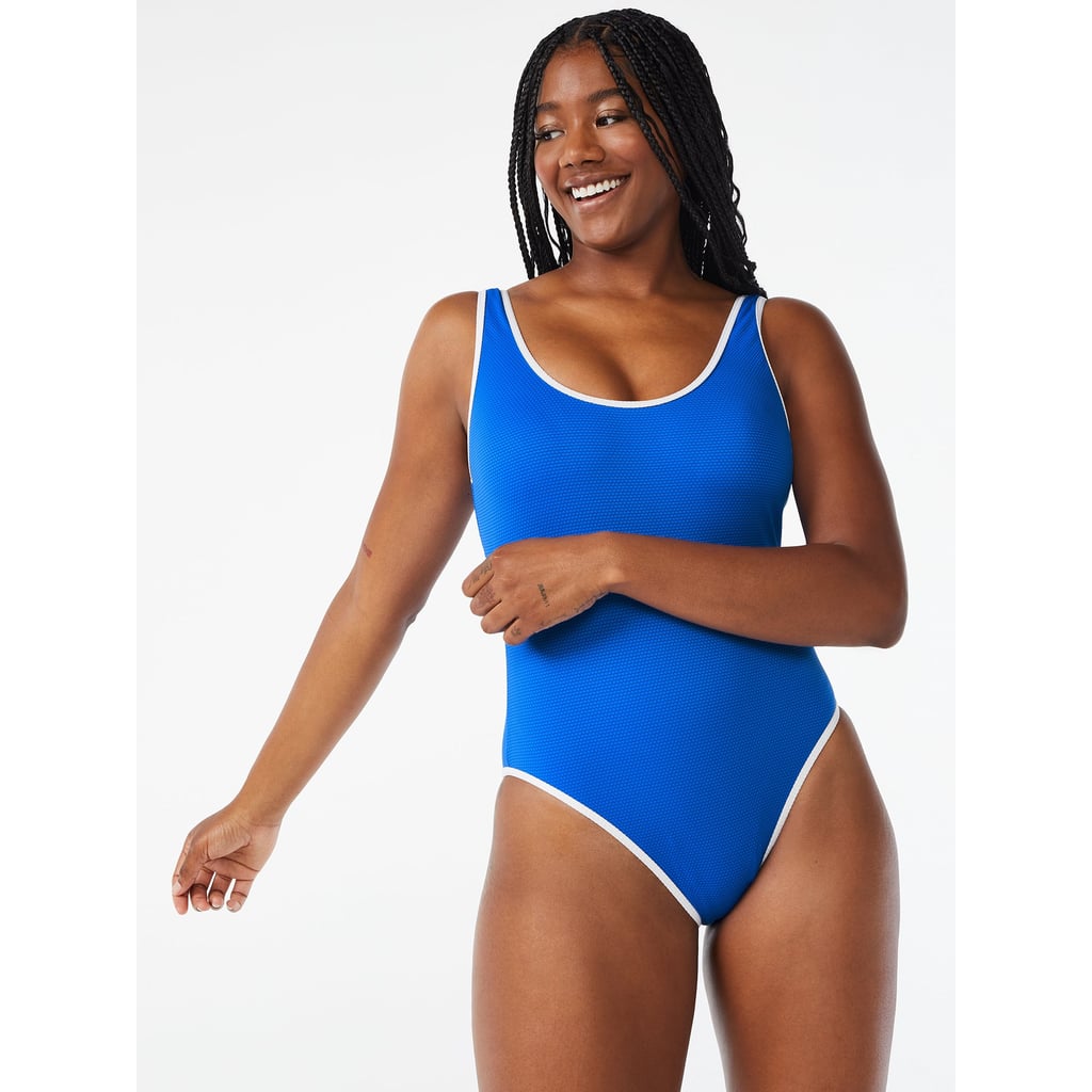 Love & Sports Textured One-Piece Swimsuit