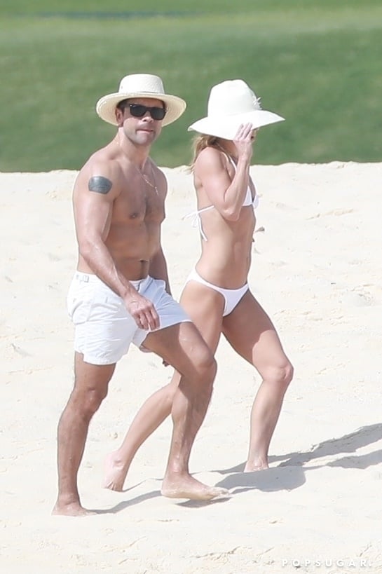 Kelly Ripa and Mark Consuelos in Mexico January 2019