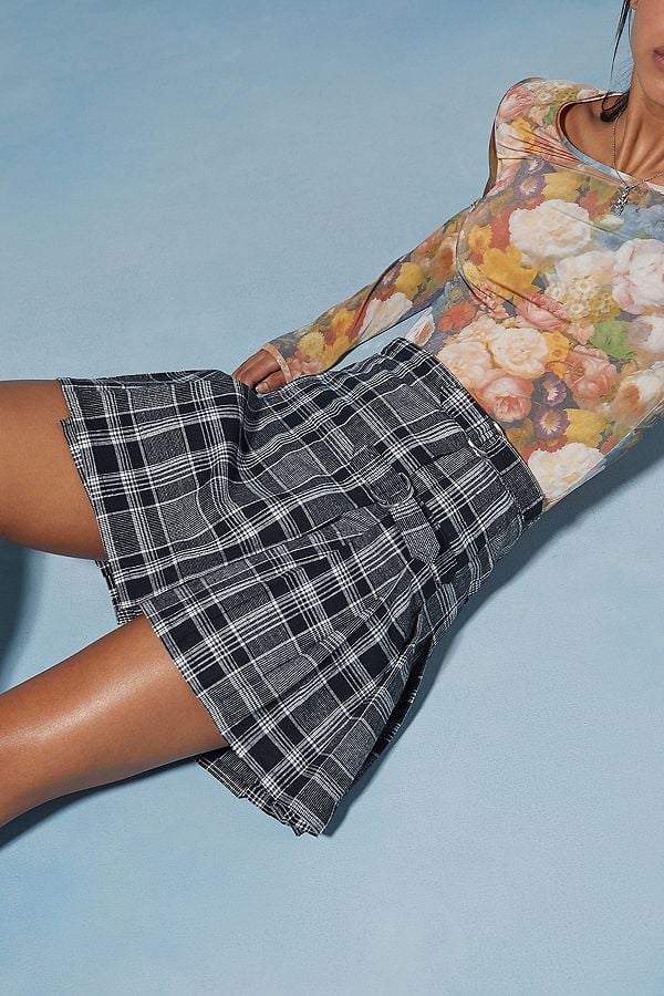 Anna Sui & UO Plaid Mini Skirt