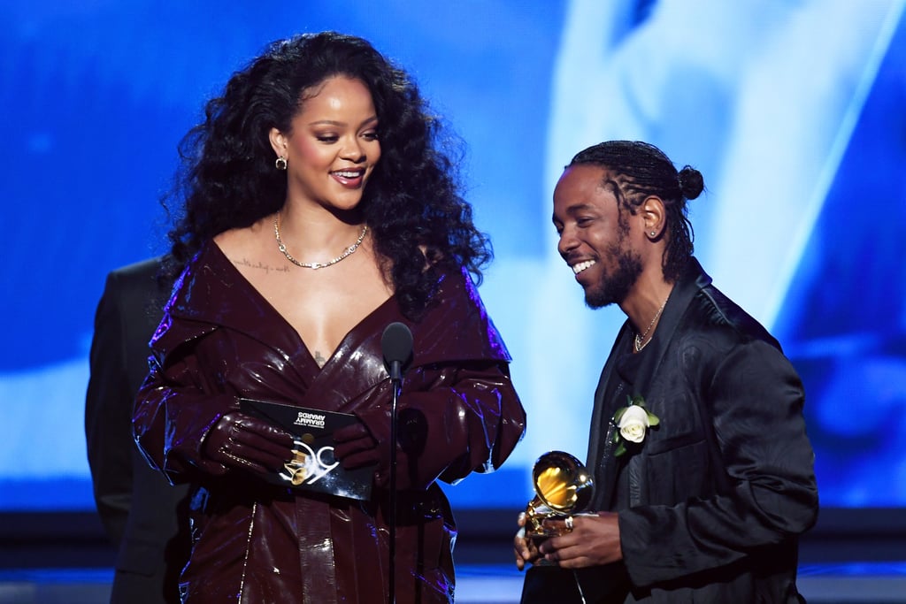 Rihanna's Beauty Look at the 2018 Grammy Awards