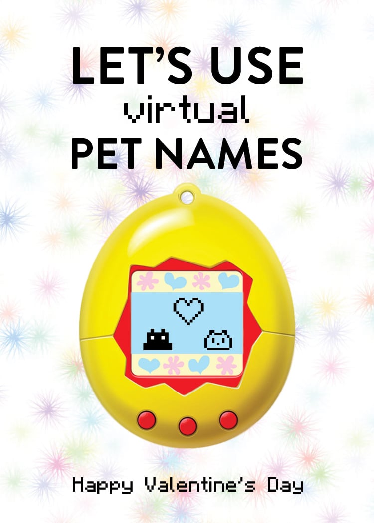 Let's use (virtual) pet names.