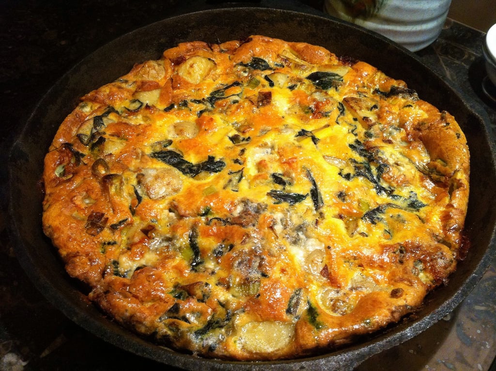 Swiss Chard and Goat Cheese Frittata