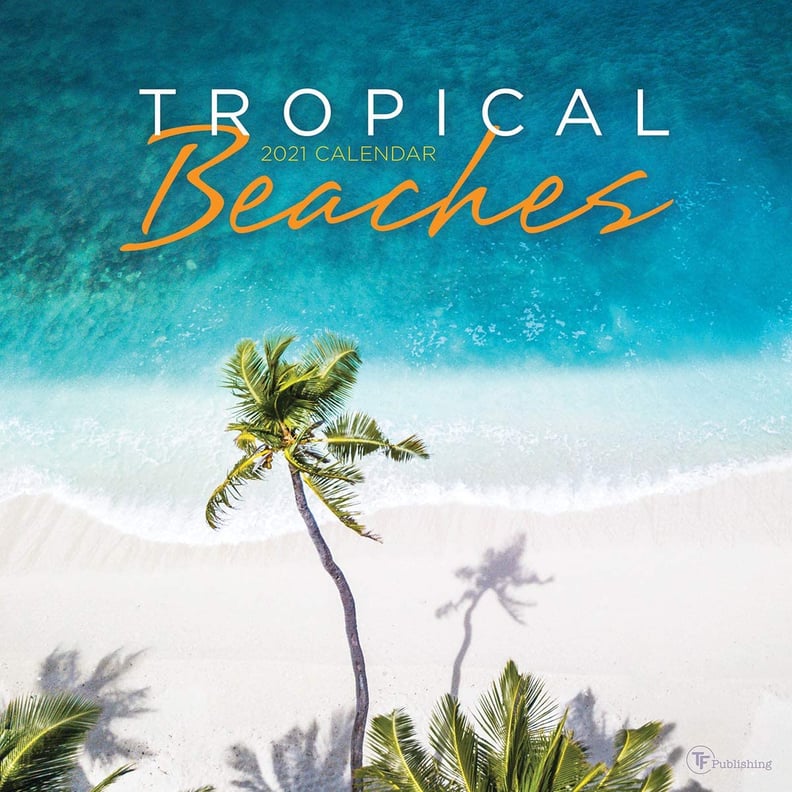 2021 Tropical Beaches Monthly Wall Calendar
