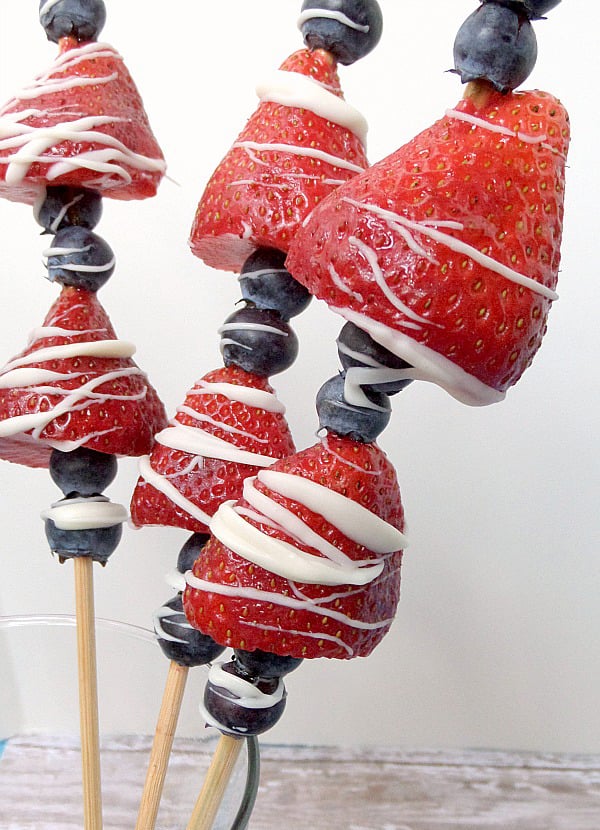 Chocolate Berry Skewers