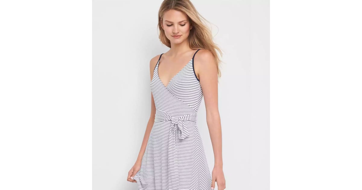 Gap Stripe Cami Wrap Dress Best Striped Dress POPSUGAR Fashion Photo 14