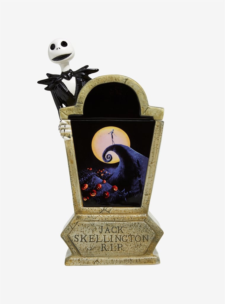 The Nightmare Before Christmas Jack Tombstone Cookie Jar