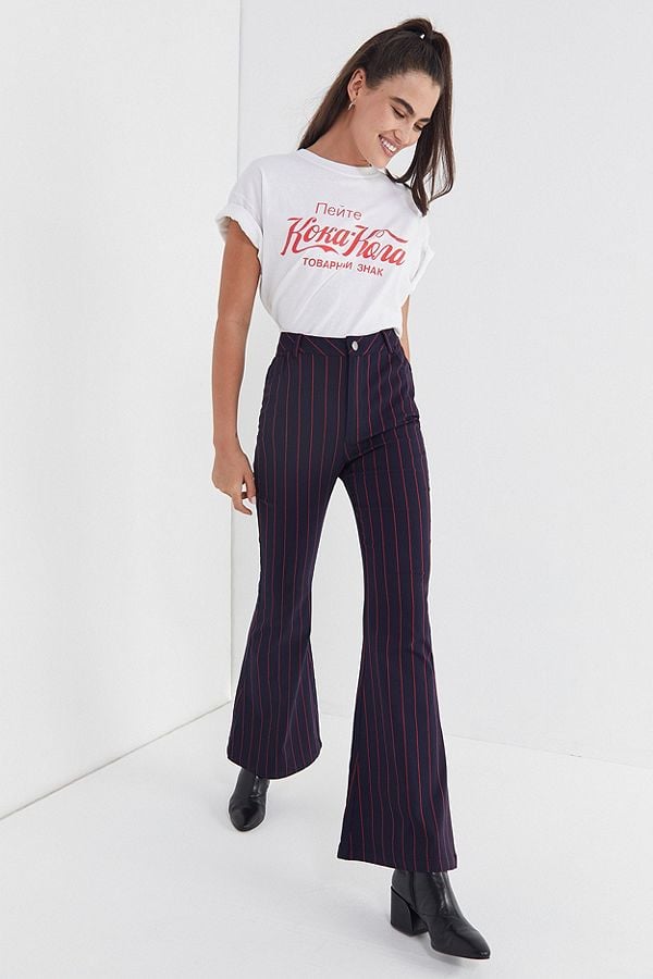 UO Georgia Striped Flare Pant