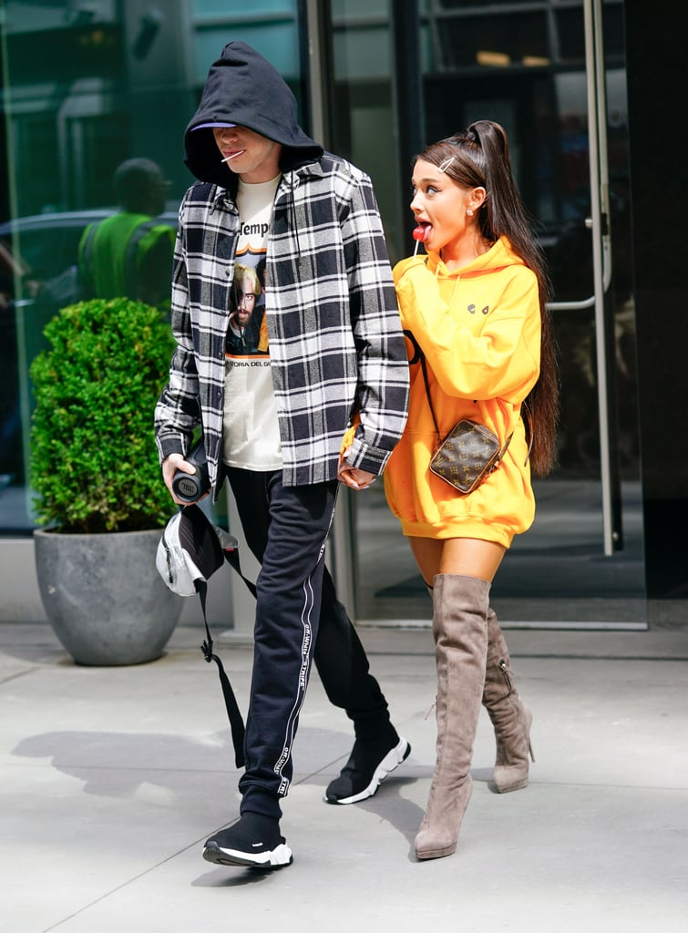 Ariana was basically the heart-eyes emoji during a sweet NYC stroll with Pete in June 2018.