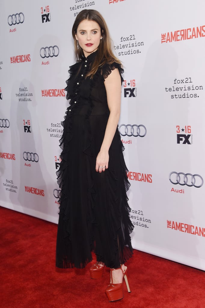 Keri Russell in Gucci Maternity Gown