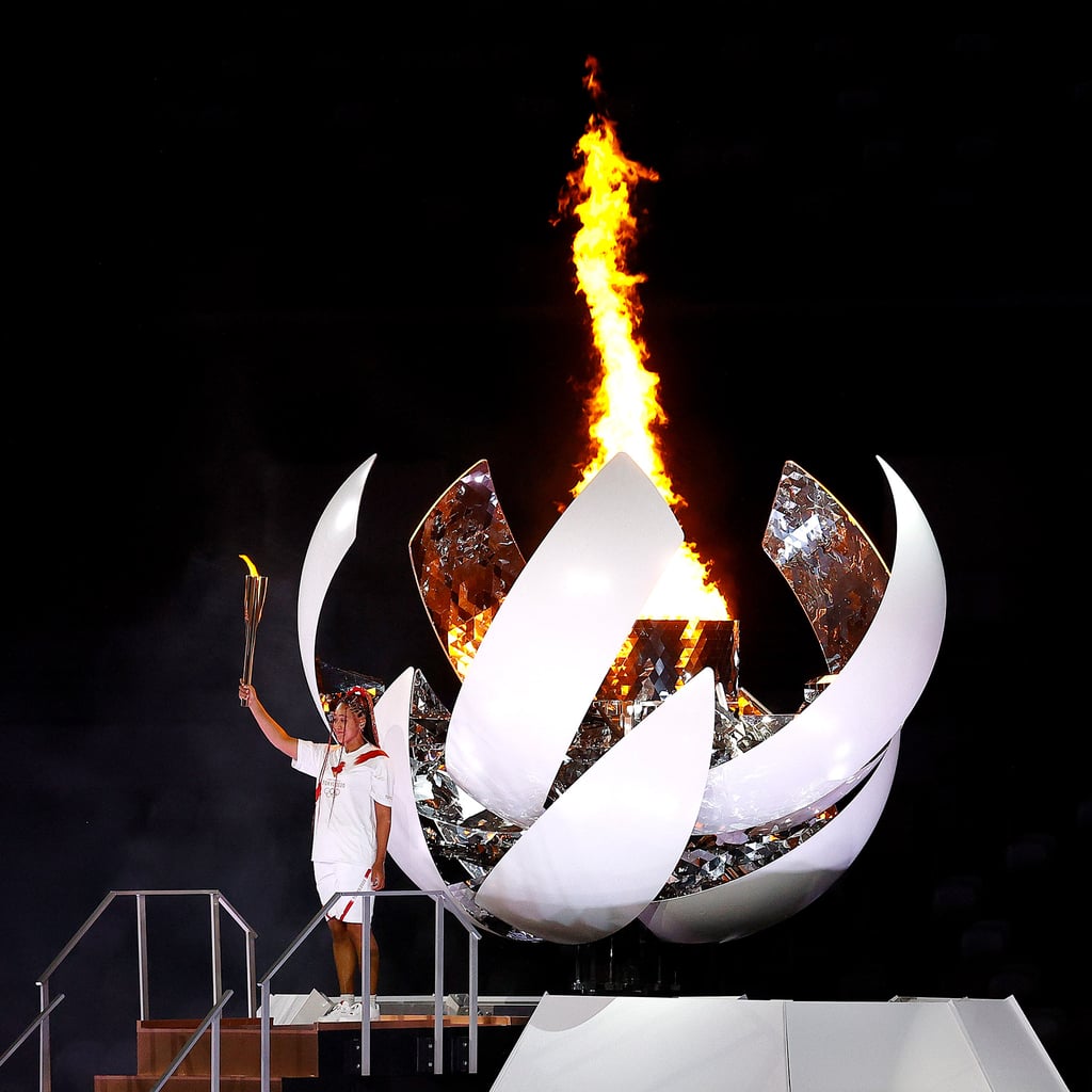 Naomi Osaka Lights Olympic Cauldron at Opening Ceremony