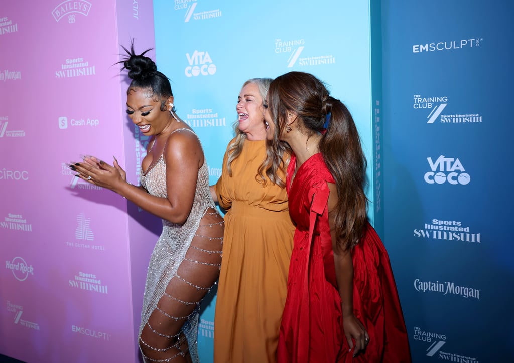 Megan Thee Stallion, Leyna Bloom at Sports Illustrated Party