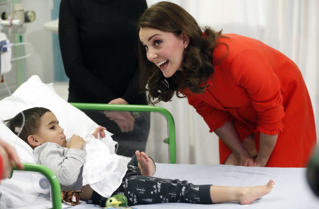 Kate Middleton With Kids at Great Ormond Street Hospital