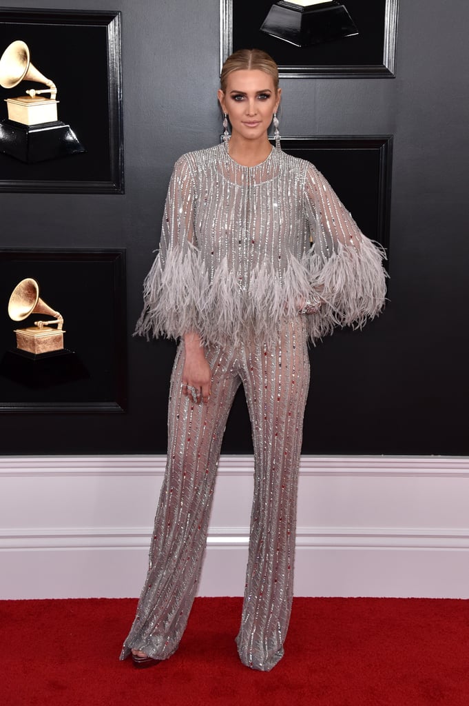 Ashlee Simpson Georges Chakra Jumpsuit 2019 Grammys