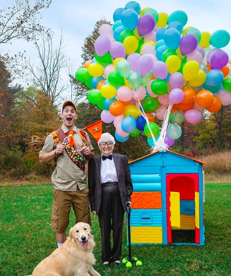 Baby Toddlers Kids Parenting I M Utterly Obsessed With This 93 Year Old Grandma Who Dresses Up In Costume With Her Grandson Popsugar Family Photo 5