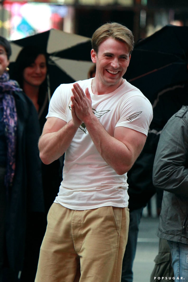 After this day with Chris Evans, that shirt was changed forever.