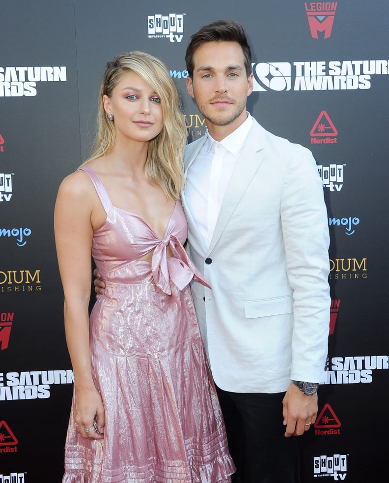 Melissa Benoist and Chris Wood