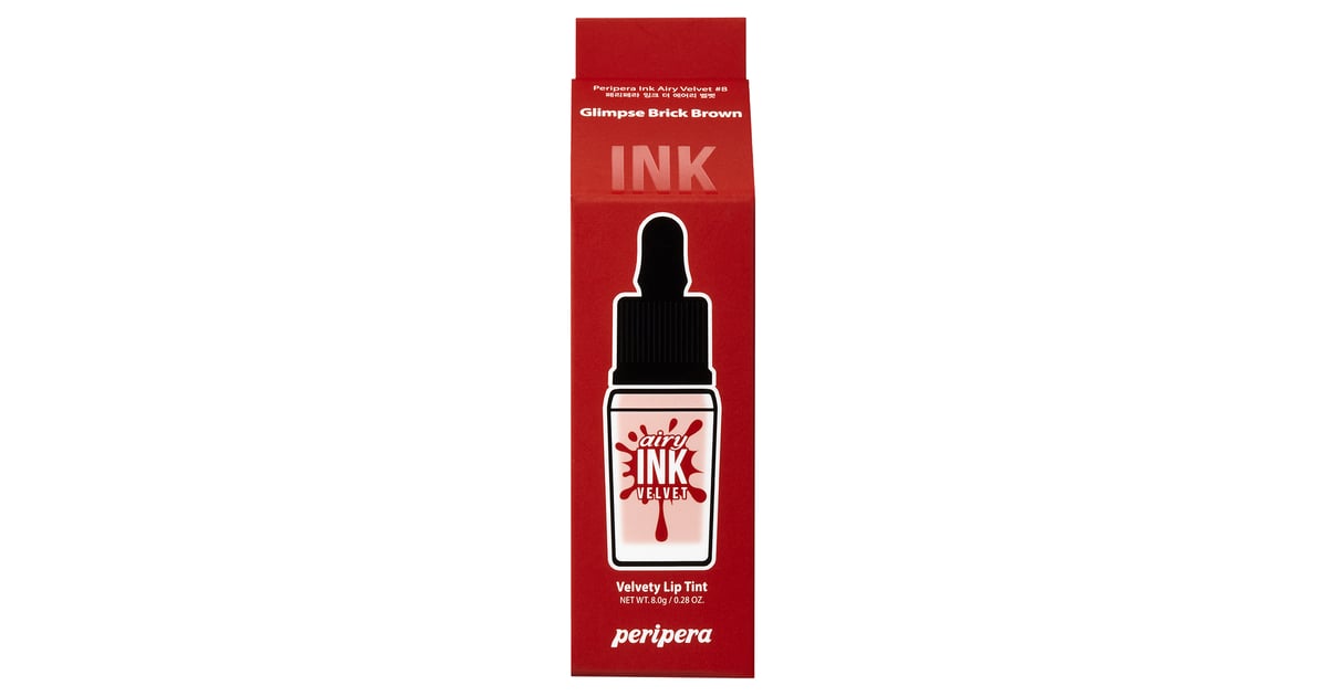 Peripera Ink Airy Velvet Lip Tint In Glimpse Brick Brown 100 New Beauty Products At Cvs To Pick Up On Your Next Toilet Paper Run Popsugar Beauty Photo