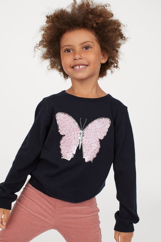 H&M Sequin-Design Sweater