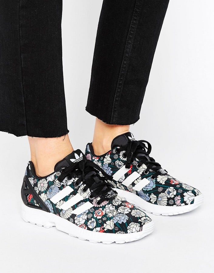 Adidas ZX Flux Performance Floral-Print Sneakers | 21 Envy-Inducing Statement Sneakers — All $100 or Less! | Fashion Photo 2