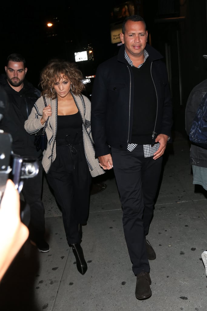 Jennifer Lopez and Alex Rodriguez NYC Date Night April 2017