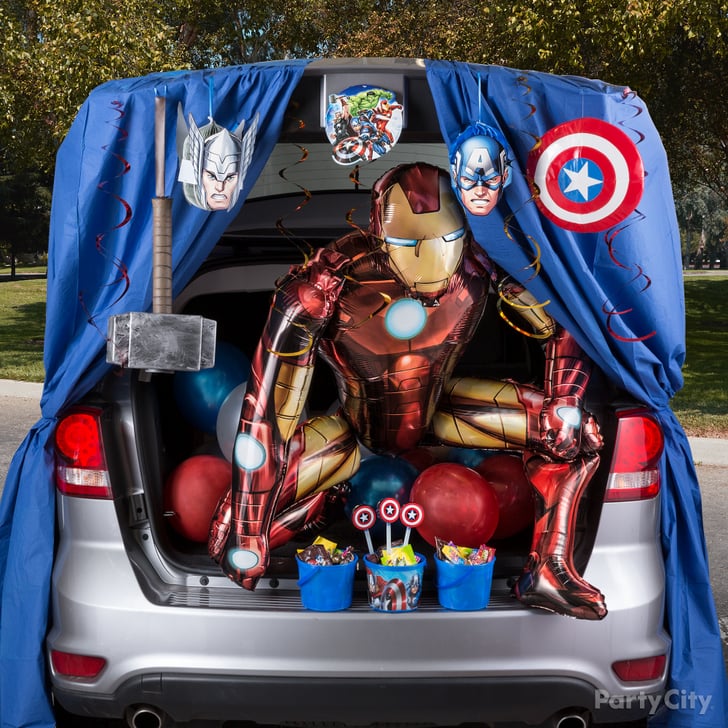 Avengers TrunkorTreat Theme Party City Halloween TrunkorTreat Car