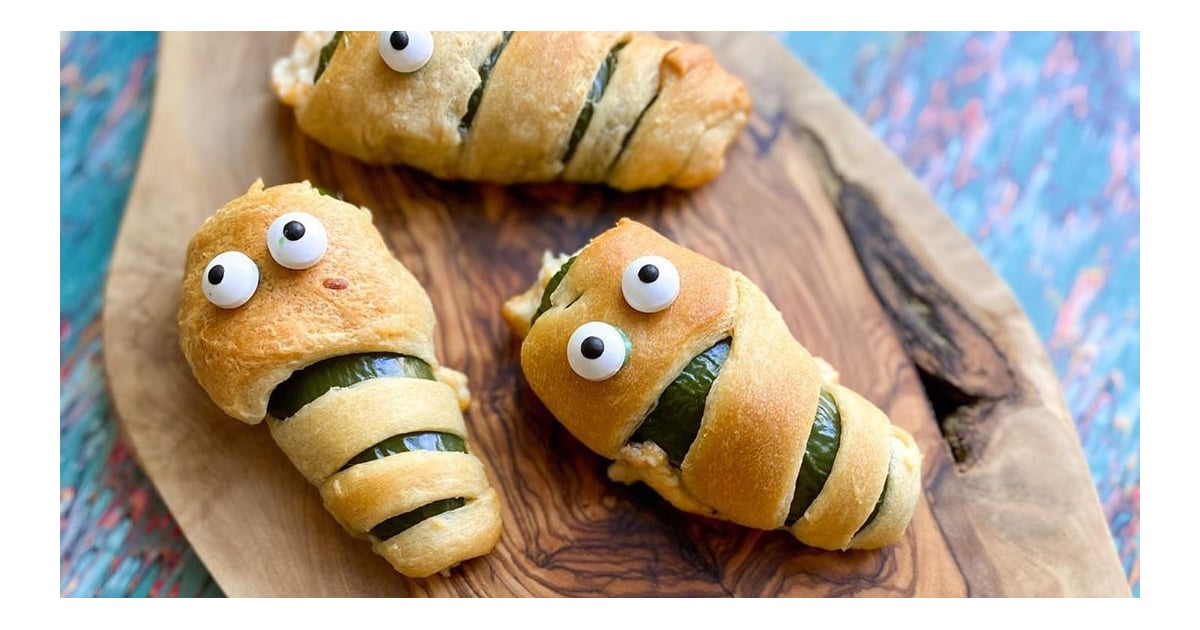 Halloween Mummy Jalapeño Poppers Recipe POPSUGAR Food