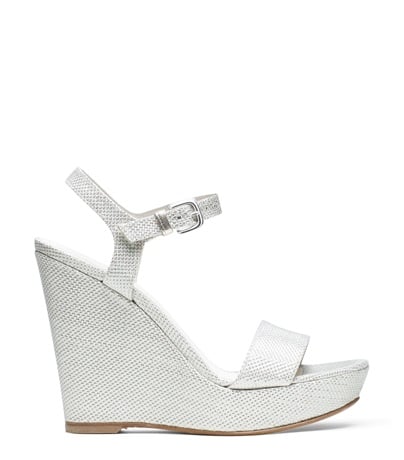 Single Wedge in Noir Argento Silver
