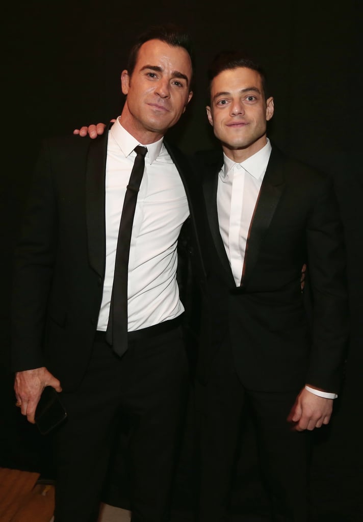 Pictured: Justin Theroux and Rami Malek